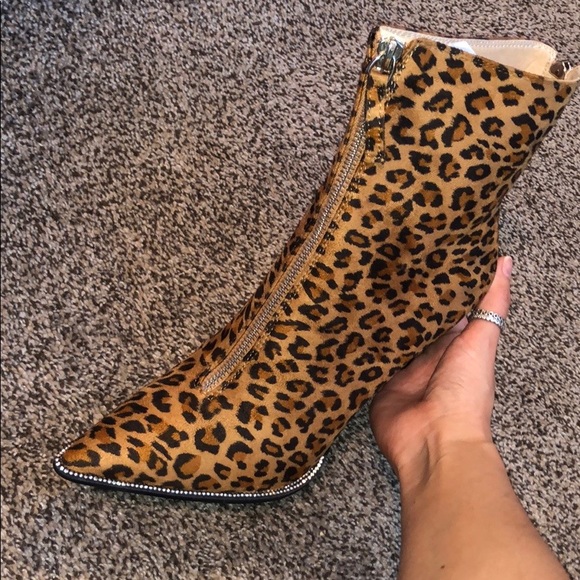 Leopard Booties - Picture 3 of 3